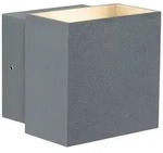 Paulmann LED Wandleuchte Cybo IP65 eckig 100x100mm 2700K 2x3,5W 2x200lm 230V 85&deg;