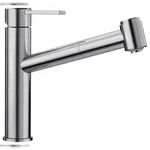 BLANCO GmbH + Co KG BLANCO AMBIS-S Armatur / Edelstahl geb&uuml;rstet / Zugauslauf /
