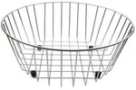 Karl Weis Sp&uuml;lkorb rund, Edelstahl, &Oslash; 37 cm
