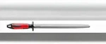 F. Dick DICK Wetzstahl 30 cm Standardzug ovale &Ouml;se rot/schwarz, VPE: 1