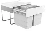 Hailo Abfallsammler 3644731 TR Swing Raumspar-Tandem-S 2x 8,5 + 12 Liter