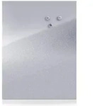 Zeller Magnettafel 60,0 x 80,0 cm silber