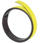 Franken M80304 Magnetband - 100 cm x 15 mm, gelb
