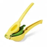 Relaxdays Zitruspresse manuell, stabile Fruchtpresse 2in1 f&uuml;r Zitronen und Limetten,