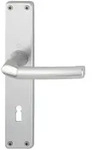 Hoppe Birmingham Langschild Alu natur (Lochung: BB, Entfernung: 72mm, T&uuml;rst&auml;rke: