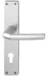 Hoppe Birmingham Langschild Alu natur (Lochung: PZ, Entfernung: 72mm, T&uuml;rst&auml;rke: