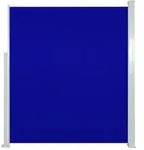 vidaXL Seitliche Terrassenmarkise 160x300 cm Blau Modell Sirocco Urban