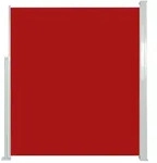 vidaXL Seitliche Terrassenmarkise 160 x 300 cm, rotes Modell Sirocco Horizon