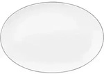 Seltmann Weiden Lido Black Line Servierplatte oval 35 x 24 cm