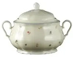 Esmeyer 1 x Seltmann Terrine 12 Personen, Form: Marieluise, Glasur: elfenbein,