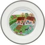 Villeroy & Boch Design Naif Brotteller / Dessertteller Bauernhof 17cm