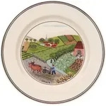 Villeroy & Boch Design Naif Brotteller / Dessertteller Feldarbeit 17cm