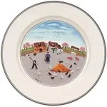 Villeroy & Boch Design Naif Fr&uuml;hst&uuml;cksteller / Kuchenteller H&uuml;hnerhof 21cm