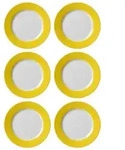 Ritzenhoff & Breker DOPPIO Dessertteller 20 cm gelb 6er Set