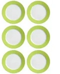 Ritzenhoff & Breker DOPPIO Dessertteller 20 cm gr&uuml;n 6er Set