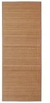 vidaXL Teppich Bambus Braun Rechteckig 80x300 cm