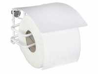 WENKO Toilettenpapierhalter mit Deckel Classic Plus