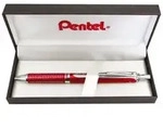 Pentel Gel-Tintenroller EnerGel Sterling BL407, silber
