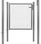 Alberts 650216 Wellengitter-Einzeltor, gr&uuml;n, Breite 125 cm, H&ouml;he 100 cm