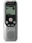 Philips DVT1250 Diktierger&auml;t Interner Speicher & Flash-Karte Schwarz, Grau