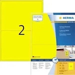 HERMA Etikett 4565 199,6x143,5mm A4 gelb 200 St./Pack.