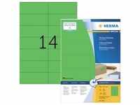 HERMA Etikett 4559 105x42,3mm A4 grün 1.400 St./Pack.