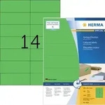 HERMA Etikett 4559 105x42,3mm A4 gr&uuml;n 1.400 St./Pack.