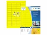 HERMA Etikett 4544 45,7x21,2mm A4 gelb 4.800 St./Pack.