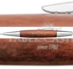 Faber Castell Drehkugelschreiber e-motion Birnb/Chr braun