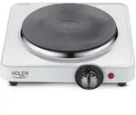 Adler AD6503 Elektroherd, Kochzone 18,5 cm, stufenlos regelbarer Thermostat, Kompakt,
