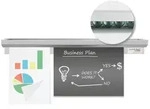 magnetoplan Catch-ball-System INFOBORD 50 cm, silber 1 St&uuml;ck