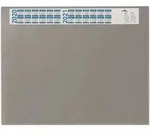 Durable Schreibunterlage mit Jahreskalender, PVC, 650 x 520 mm, 2 mm, grau