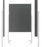 Magnetoplan Moderationstafel Pr&auml;sentationstafel - mit Rollen - 120x150cm (BxH) -