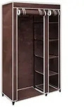 vidaXL Stoffschrank Braun