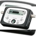 goobay Satelliten Finder mit digitaler LCD-Anzeige mit Kompass und Ton, inkl.