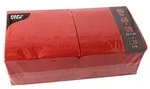 PAPSTAR 250 Servietten, 3-lagig 1/4-Falz 33 cm x 33 cm rot
