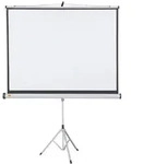 Nobo Flexible Projektionsleinwand 1902395W Mit Dreibeinstativ Format 16:10 150 x 100