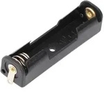 goobay 1x AAA (Micro) Batteriehalter - L&ouml;tfahne (U) &ndash; Batteriehalter AAA Micro,