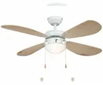aireRyder Deckenventilator Classic 105 cm Wei&szlig; / Kiefer 105