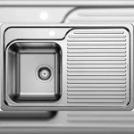 BLANCO GmbH + Co KG BLANCO CLASSIC 40 S Einbausp&uuml;le / Edelstahl / Seidenglanz /