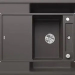 BLANCO GmbH + Co KG BLANCO AXIA III 45 S Einbausp&uuml;le / SILGRANIT / Felsgrau /