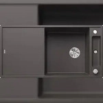 BLANCO GmbH + Co KG BLANCO AXIA III XL 6 S Einbausp&uuml;le, SILGRANIT, Felsgrau,