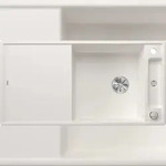 BLANCO GmbH + Co KG BLANCO AXIA III XL 6 S Einbausp&uuml;le SILGRANIT wei&szlig; ab 60 cm mit