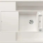 BLANCO GmbH + Co KG BLANCO AXIA III XL 6 S-F fl&auml;chenb&uuml;ndige Sp&uuml;le SILGRANIT Wei&szlig;