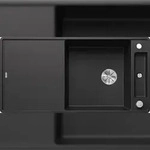 BLANCO GmbH + Co KG BLANCO AXIA III XL 6 S-F fl&auml;chenb. Sp&uuml;le SILGRANIT Anthrazit