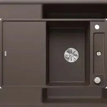 BLANCO GmbH + Co KG BLANCO AXIA III 45 S-F fl&auml;chenb&uuml;ndige Sp&uuml;le SILGRANIT Cafe