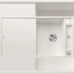BLANCO GmbH + Co KG BLANCO AXIA III 5 S-F fl&auml;chenb&uuml;ndige Sp&uuml;le SILGRANIT Wei&szlig;