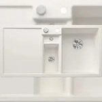BLANCO GmbH + Co KG BLANCO COLLECTIS 6 S Einbausp&uuml;le / SILGRANIT / Wei&szlig; / Becken