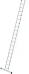Stufen-Anlegeleiter aus Aluminium, rutschsichere nivello&reg;-Leiterschuhen, 18 Sprossen
