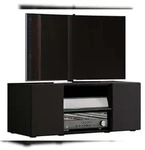 Ebuy24 Lowina95 TV Tisch 2 T&uuml;ren 2 Schubladen schwarz.